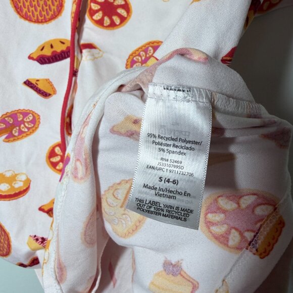 Joyspun 2-piece Pajama Set w/Pies & Desserts in Women's Small Super Soft Pockets - Picture 8 of 9